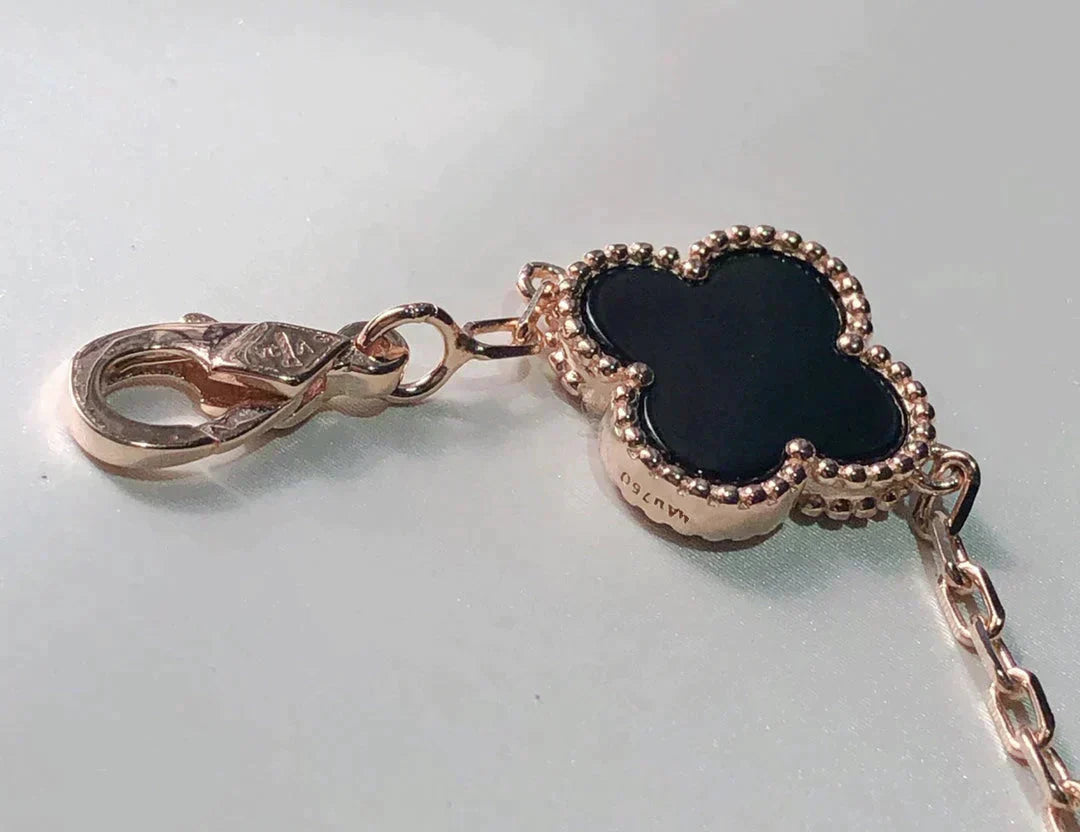 [Vicky]CLOVER 5 MOTIFS MULTICOLOR  BRACELET