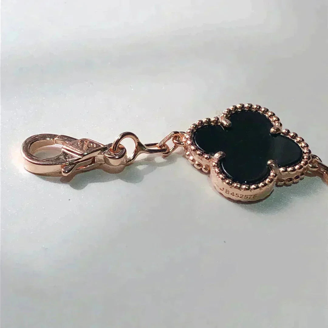 [Vicky]CLOVER 5 MOTIFS MULTICOLOR  BRACELET