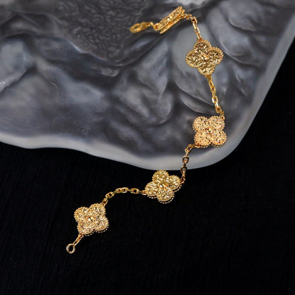 [Vicky]CLOVER 5 MOTIFS BRONZING BRACELET